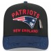 Бейсболка New England Patriots New Era Black/Navy 2025 NFL Draft On Stage A-Frame 59FIFTY