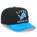 Бейсболка Detroit Lions New Era Black/Blue 2025 NFL Draft On Stage A-Frame 59FIFTY