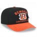Бейсболка Cincinnati Bengals New Era Black/Orange 2025 NFL Draft On Stage A-Frame 59FIFTY