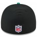 Бейсболка New York Jets New Era Black/Green 2025 NFL Draft On Stage A-Frame 59FIFTY