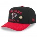 Бейсболка Atlanta Falcons New Era Black/Red 2025 NFL Draft On Stage A-Frame 59FIFTY