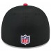 Бейсболка Atlanta Falcons New Era Black/Red 2025 NFL Draft On Stage A-Frame 59FIFTY