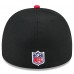 Бейсболка San Francisco 49ers New Era Black/Scarlet 2025 NFL Draft On Stage A-Frame 59FIFTY