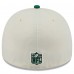 Бейсболка New York Jets New Era Cream/Green 2025 NFL Draft A-Frame 59FIFTY