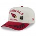 Бейсболка Arizona Cardinals New Era Cream/Cardinal 2025 NFL Draft A-Frame 59FIFTY