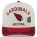 Бейсболка Arizona Cardinals New Era Cream/Cardinal 2025 NFL Draft A-Frame 59FIFTY