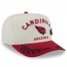 Бейсболка Arizona Cardinals New Era Cream/Cardinal 2025 NFL Draft A-Frame 59FIFTY