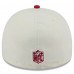 Бейсболка Arizona Cardinals New Era Cream/Cardinal 2025 NFL Draft A-Frame 59FIFTY