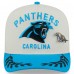 Бейсболка Carolina Panthers New Era Cream/Blue 2025 NFL Draft A-Frame 59FIFTY