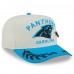 Бейсболка Carolina Panthers New Era Cream/Blue 2025 NFL Draft A-Frame 59FIFTY