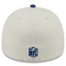 Бейсболка Indianapolis Colts New Era Cream/Royal 2025 NFL Draft A-Frame 59FIFTY