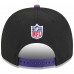 Бейсболка Minnesota Vikings New Era Black/Purple 2025 NFL Draft A-Frame 9FIFTY Snapback