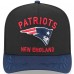 Бейсболка New England Patriots New Era Black/Navy 2025 NFL Draft A-Frame 9FIFTY Snapback