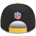 Бейсболка Pittsburgh Steelers New Era Black/Gold 2025 NFL Draft A-Frame 9FIFTY Snapback