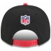 Бейсболка Houston Texans New Era Black/Red 2025 NFL Draft A-Frame 9FIFTY Snapback