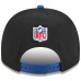 Бейсболка Indianapolis Colts New Era Black/Royal 2025 NFL Draft A-Frame 9FIFTY Snapback