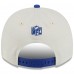 Бейсболка Buffalo Bills New Era Cream/Royal 2025 NFL Draft A-Frame 9FIFTY Snapback