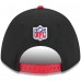 Бейсболка Kansas City Chiefs New Era Black/Red 2025 NFL Draft 9FORTY A-Frame M-Crown