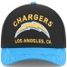 Бейсболка Los Angeles Chargers New Era Black/Powder Blue 2025 NFL Draft 9FORTY A-Frame M-Crown