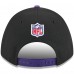 Бейсболка Minnesota Vikings New Era Black/Purple 2025 NFL Draft 9FORTY A-Frame M-Crown