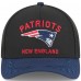 Бейсболка New England Patriots New Era Black/Navy 2025 NFL Draft 9FORTY A-Frame M-Crown