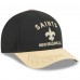 Бейсболка New Orleans Saints New Era Black/Gold 2025 NFL Draft 9FORTY A-Frame M-Crown