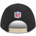 Бейсболка New Orleans Saints New Era Black/Gold 2025 NFL Draft 9FORTY A-Frame M-Crown