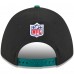 Бейсболка New York Jets New Era Black/Green 2025 NFL Draft 9FORTY A-Frame M-Crown