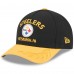 Бейсболка Pittsburgh Steelers New Era Black/Gold 2025 NFL Draft 9FORTY A-Frame M-Crown