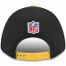 Бейсболка Pittsburgh Steelers New Era Black/Gold 2025 NFL Draft 9FORTY A-Frame M-Crown