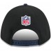 Бейсболка Seattle Seahawks New Era Black/College Navy 2025 NFL Draft 9FORTY A-Frame M-Crown