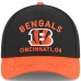 Бейсболка Cincinnati Bengals New Era Black/Orange 2025 NFL Draft 9FORTY A-Frame M-Crown