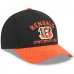 Бейсболка Cincinnati Bengals New Era Black/Orange 2025 NFL Draft 9FORTY A-Frame M-Crown