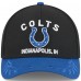 Бейсболка Indianapolis Colts New Era Black/Royal 2025 NFL Draft 9FORTY A-Frame M-Crown