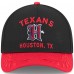 Бейсболка Houston Texans New Era Black/Red 2025 NFL Draft 9FORTY A-Frame M-Crown