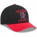 Бейсболка Houston Texans New Era Black/Red 2025 NFL Draft 9FORTY A-Frame M-Crown