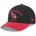 Бейсболка Arizona Cardinals New Era Black/Cardinal 2025 NFL Draft 9FORTY A-Frame M-Crown