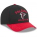 Бейсболка Atlanta Falcons New Era Black/Red 2025 NFL Draft 9FORTY A-Frame M-Crown