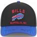 Бейсболка Buffalo Bills New Era Black/Royal 2025 NFL Draft 9FORTY A-Frame M-Crown