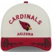 Бейсболка Arizona Cardinals New Era Cream/Cardinal 2025 NFL Draft 9FORTY A-Frame M-Crown