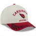 Бейсболка Arizona Cardinals New Era Cream/Cardinal 2025 NFL Draft 9FORTY A-Frame M-Crown