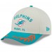 Бейсболка Miami Dolphins New Era Cream/Aqua 2025 NFL Draft 9FORTY A-Frame M-Crown Бейсболка Miami Dolphins New Era Cream/Aqua 2025 NFL Draft 9FORTY A-Frame M-Crown