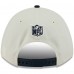 Бейсболка Houston Texans New Era Cream/Navy 2025 NFL Draft 9FORTY A-Frame M-Crown