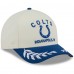 Бейсболка Indianapolis Colts New Era Cream/Royal 2025 NFL Draft 9FORTY A-Frame M-Crown