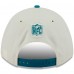 Бейсболка Jacksonville Jaguars New Era Cream/Teal 2025 NFL Draft 9FORTY A-Frame M-Crown