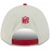 Бейсболка Kansas City Chiefs New Era Cream/Red 2025 NFL Draft 9FORTY A-Frame M-Crown