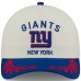 Бейсболка New York Giants New Era Cream/Royal 2025 NFL Draft 9FORTY A-Frame M-Crown