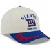 Бейсболка New York Giants New Era Cream/Royal 2025 NFL Draft 9FORTY A-Frame M-Crown