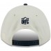Бейсболка Seattle Seahawks New Era Cream/College Navy 2025 NFL Draft 9FORTY A-Frame M-Crown