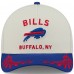 Бейсболка Buffalo Bills New Era Cream/Royal 2025 NFL Draft 9FORTY A-Frame M-Crown